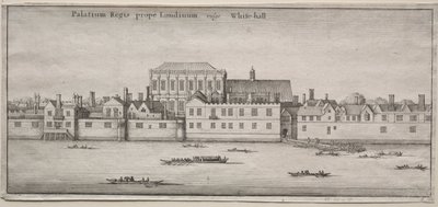 Vues de Londres : Whitehall depuis la rivière - Wenceslaus Hollar