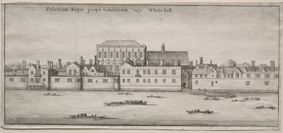 Vues de Londres : Whitehall depuis la rivière - Wenceslaus Hollar