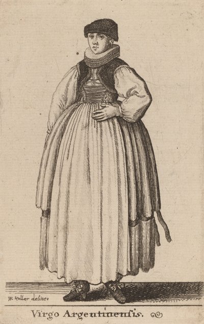Virgo Argentinensis - Wenceslaus Hollar
