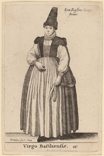 Virgo Basiliensis - Wenceslaus Hollar