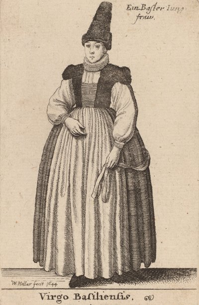 Virgo Basiliensis, 1644 - Wenceslaus Hollar
