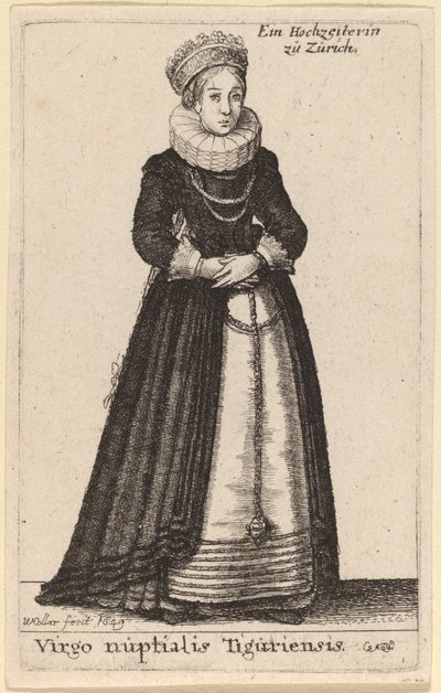 Virgo Nuptialis Tiguriensis - Wenceslaus Hollar