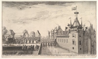 Visite à A. Roelants, 1650 - Wenceslaus Hollar