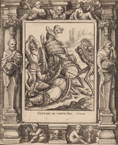 Charretier, 1651 - Wenceslaus Hollar