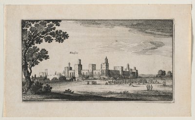 Château de Windsor depuis le sud-est - Wenceslaus Hollar