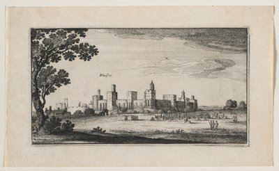 Château de Windsor depuis le sud-est, 1644 - Wenceslaus Hollar