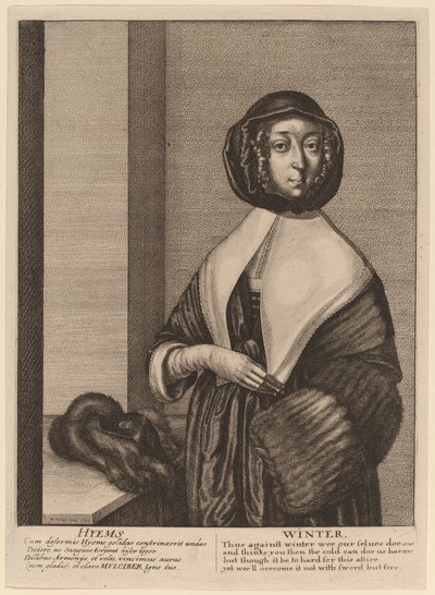 Hiver - Wenceslaus Hollar
