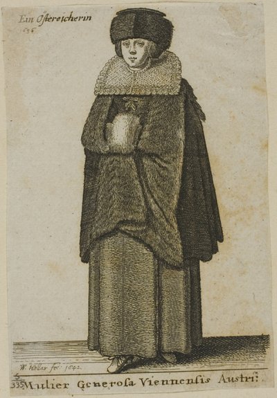 Femme de Vienne - Wenceslaus Hollar