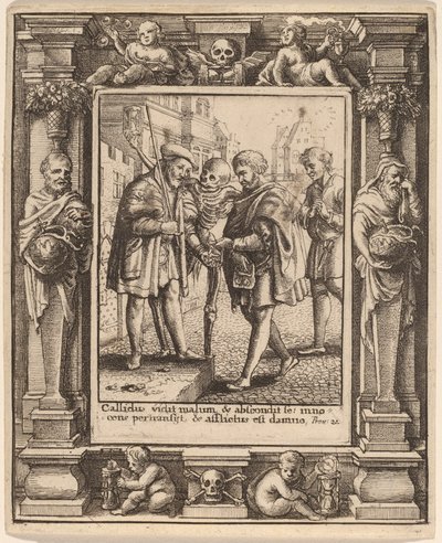 Avocat - Wenceslaus Hollar after Hans Holbein the Younger after Abraham van Diepenbeeck