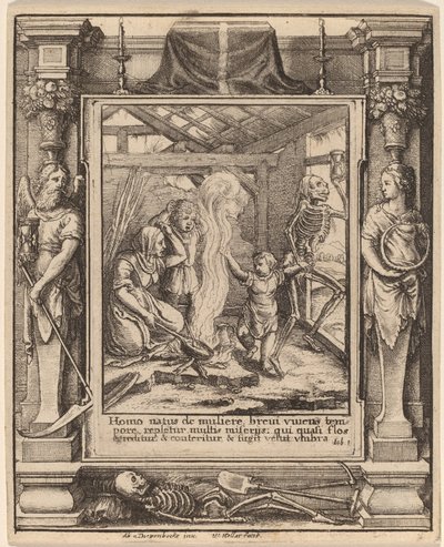 Enfant - Wenceslaus Hollar after Hans Holbein the Younger after Abraham van Diepenbeeck