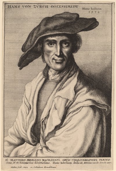 Hans von Zurch, orfèvre - Wenceslaus Hollar after Hans Holbein the Younger