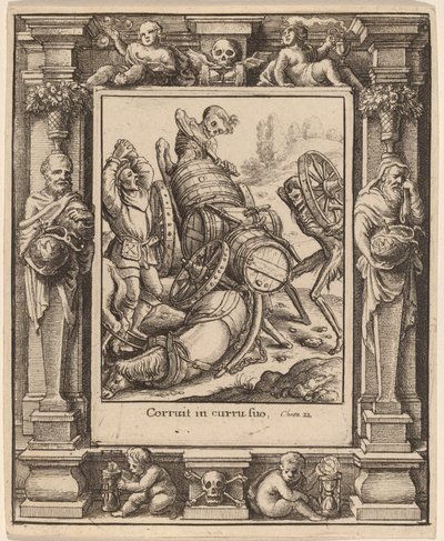 Charretier - Wenceslaus Hollar after Hans Holbein the Younger after Abraham van Diepenbeeck