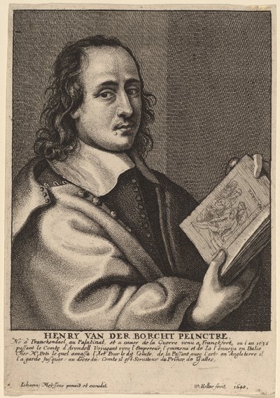 Henry van der Borcht, peintre - Wenceslaus Hollar after Joannes Meyssens