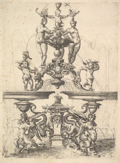 Conception pour une fontaine, planche 119 de l