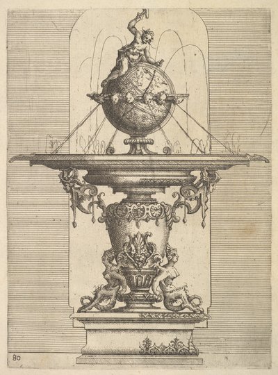 Conception pour une fontaine, planche 80 de l
