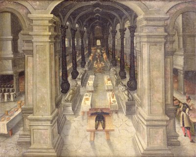 Un repas funéraire occulte dans une église - Wendel Dockler or Doechler