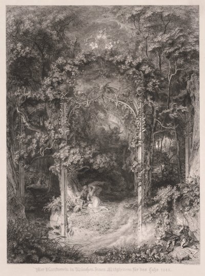 La jeune fille de la forêt - Wendelin Wick