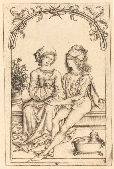 Les Amants - Wenzel von Olmutz after Master of the Housebook