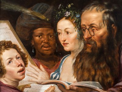 Une allégorie de la musique, 1625 - Werner Jacobsz van den Valckert