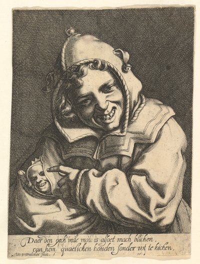 Le fou rieur, vers 1612 - Werner Jacobsz. van den Valckert