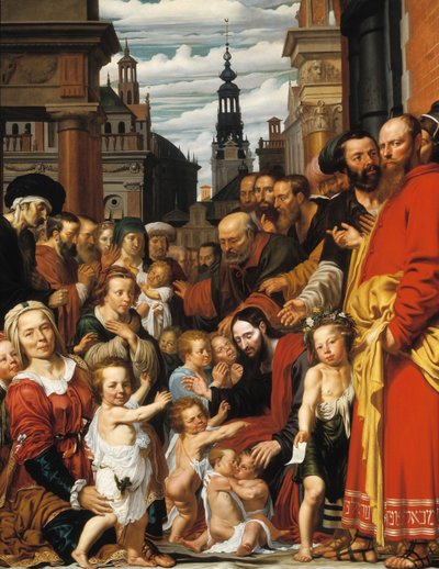 Laissez venir à moi les petits enfants - Werner Jacobsz. van den Valckert