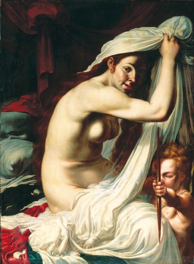 Vénus et Cupidon - Werner Jacobsz van den Valckert