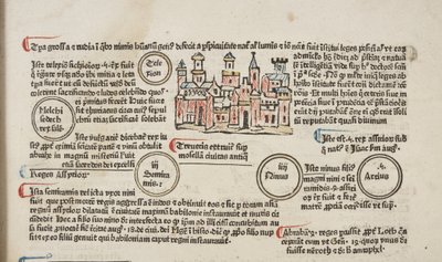 Fol 6 recto, détail, Fasciculus Temporum - Werner Rolevinck