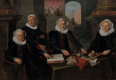 Trois régentes et la maîtresse de maison de l