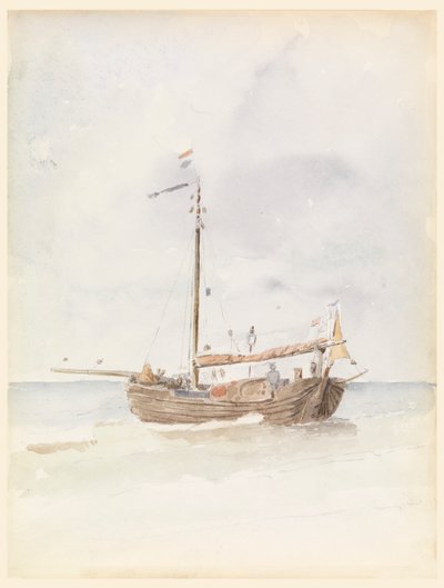 Une barge hollandaise - Whitney Warren Jr.