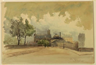Dessin, La Marque, Paris, 1887 - Whitney Warren Jr.