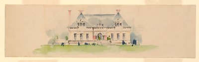 Élévation du manoir - Whitney Warren Jr.
