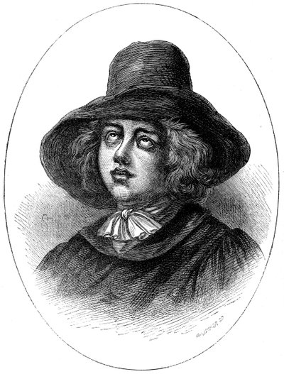 George Fox, fondateur des Quakers, XVIIe siècle vers 1880 - Whymper