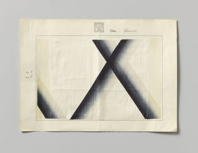 Échantillon de soie imprimée, motif Diana - Wiener Werkstätte