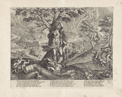 Allégorie de la patience en temps de guerre - Wierix
