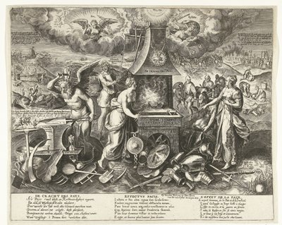 La force de la paix, 1678 De Cracht des Pays - Wierix