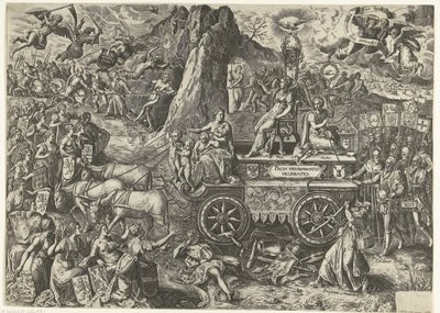 Le char triomphal de la paix, 1577 - Wierix