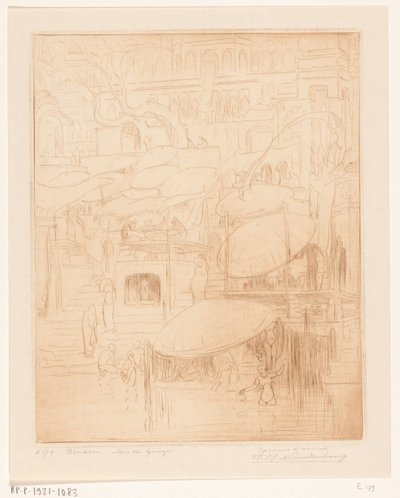 Prier et se baigner - Wijnand Otto Jan Nieuwenkamp (signed by artist)