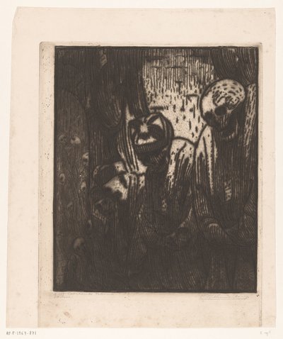 Catacombe, Palerme - Wijnand Otto Jan Nieuwenkamp (signed by artist)