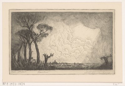 Vue de Haarlem - Wijnand Otto Jan Nieuwenkamp (signed by artist)