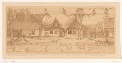 Le quartier des paysans, Edam - Wijnand Otto Jan Nieuwenkamp (signed by artist)