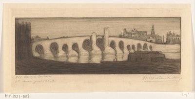 Pont romain sur le Guadalquivir à Cordoue - Wijnand Otto Jan Nieuwenkamp (signed by artist)