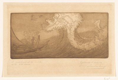Le Pêcheur et la Mort - Wijnand Otto Jan Nieuwenkamp (signed by artist)