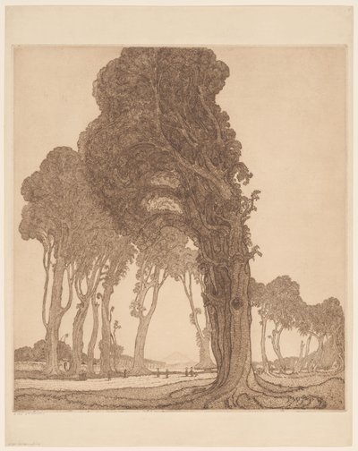 Partie de la grande route près du village de Cakranegara (Tjakranegara) à Lombok - Wijnand Otto Jan Nieuwenkamp