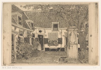 Hofje van Loo à Haarlem - Wijnand Otto Jan Nieuwenkamp