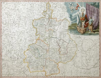 Carte du gouvernement de Voronej, 1792 - Wilbrecht