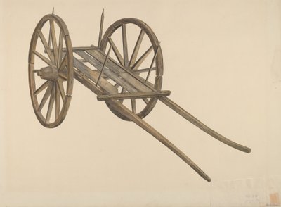 Chariot à bœufs - Wilbur M Rice