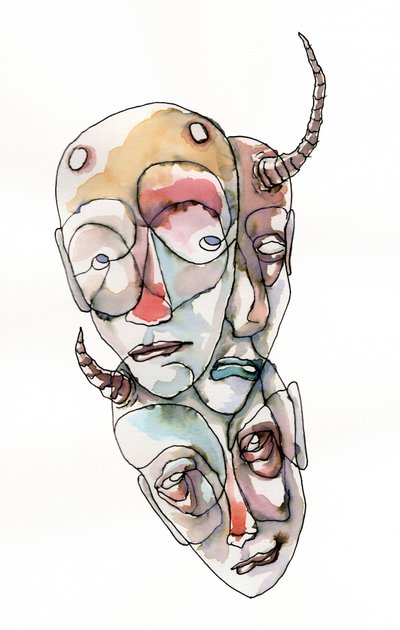 Visages complexes à l