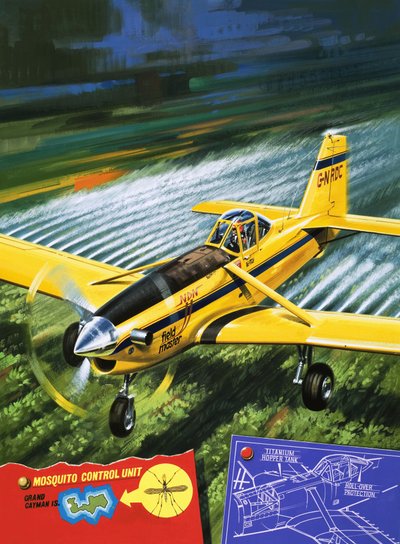 Le HDN Fieldmaster, un avion à ailes basses conçu pour la pulvérisation des cultures - Wilf (20th century) Hardy