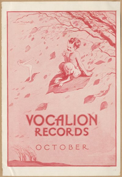 Bulletin des disques Vocalion, années 1920 - Wilfred Fryer, Curtis Advertising Agency