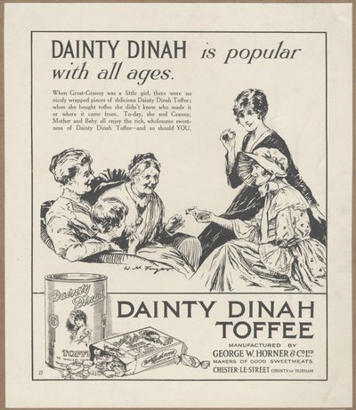 Dainty Dinah Toffee, vers 1920 - Wilfred Fryer